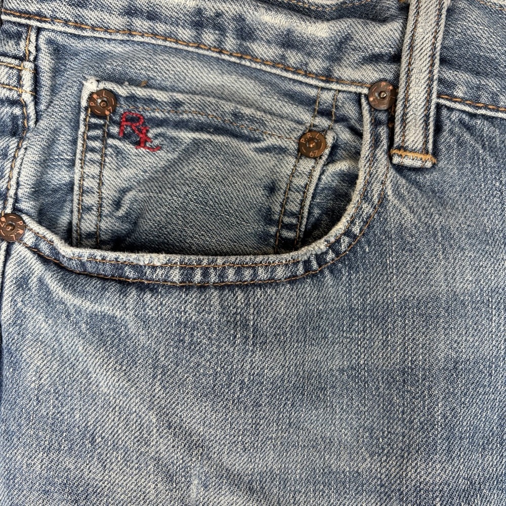 Polo Ralph Lauren Jeans Mens Size 32x32 Blue Wash 867 Classic Fit Straight Leg - Picture 8 of 16